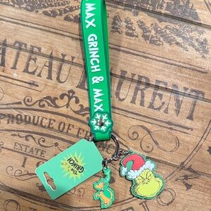 Bioworld Green Grinch & Max Key Holder